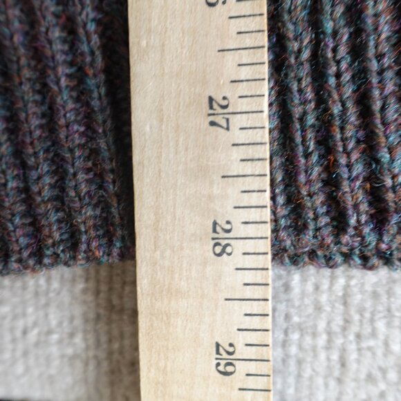 Donegal Sweater 2XL Brown Turtleneck Wool Chunky Fisherman Cable Heavyweight - Picture 6 of 10